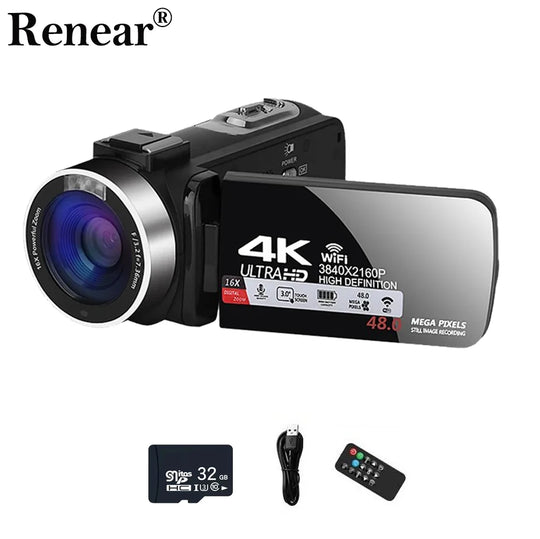 4K Professional Video Camera Camcorder