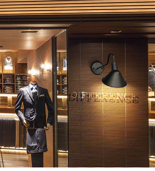 American Industrial Wall Lamp Porch Lamp Outdoor Courtyard Garden Lamp Billboard Park Wall Light Stair Bedside Bedroom Lighting