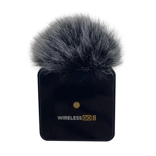 1pc Artificial Furs Windscreen Cover for RODE WIRELESS GO II Microphone Windscreen Block Wind Interference Enjoy Clear Sound