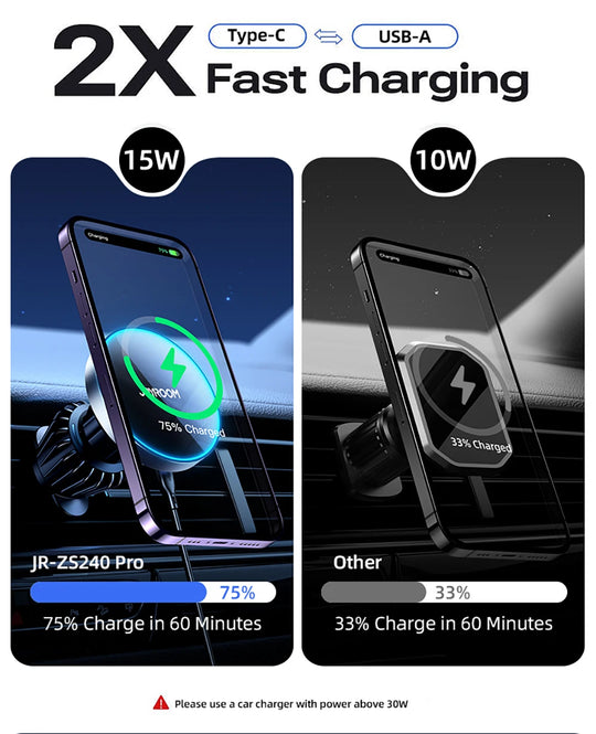 Joyroom 15W Magnetic Wireless Car Charger