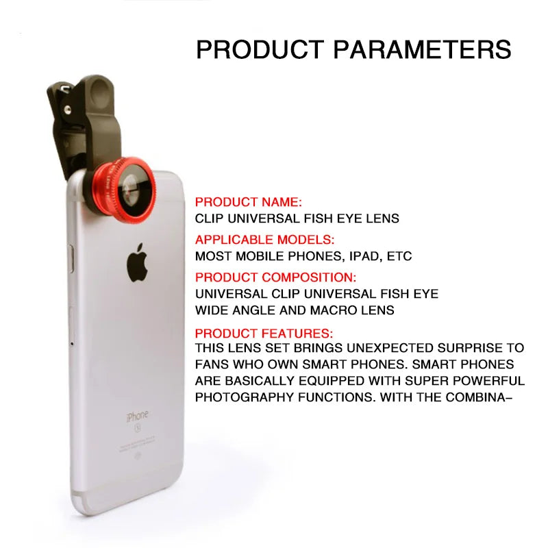 3-in-1 Smartphone Camera Lens Kit