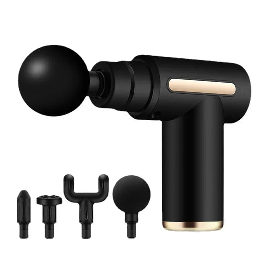 Portable Fascia Gun Vibration Massage Gun For Body Neck Back Pain Gout Relief Deep Muscle Relaxation Fitness Slimming One Head - Jscomfortzstore