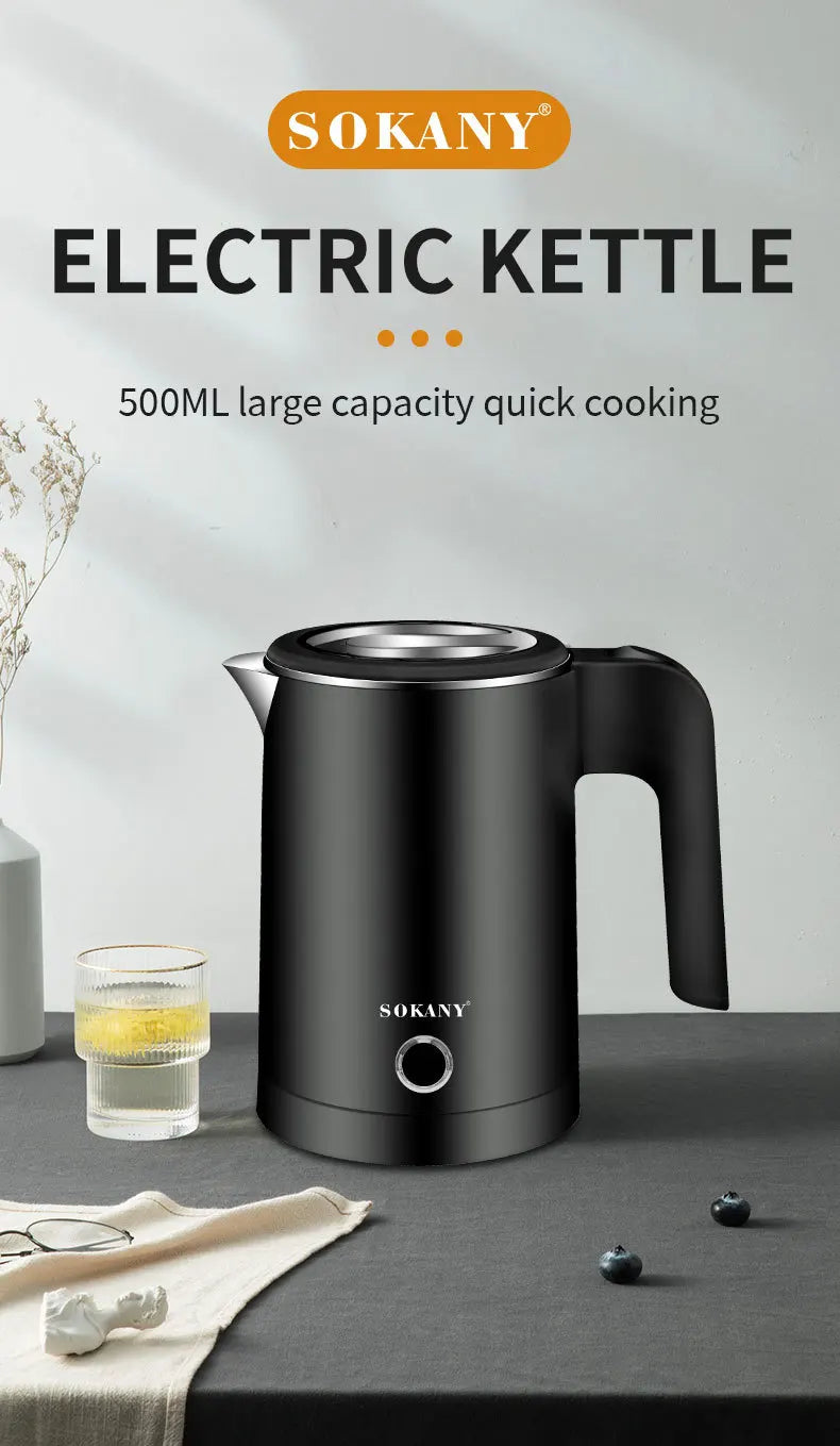 Houselin Small Electric Kettles Tea Coffee 0.5L