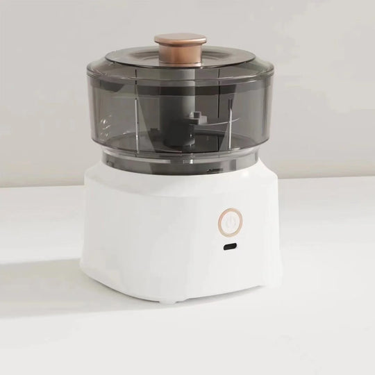 Mini Meat Grinder Electric Garlic Masher Multifunctional Kitchen Wireless Food Stir Shredder Baby Auxiliary Food Machine 350ml