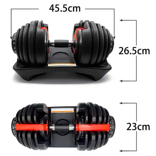40kg / 90lbs Smart Adjustable Dumbbells for Men