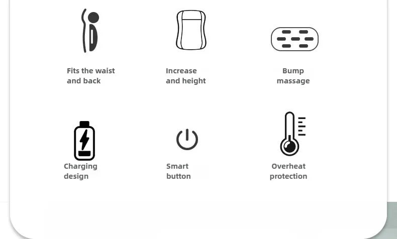 Electric Heated Massage Cushion