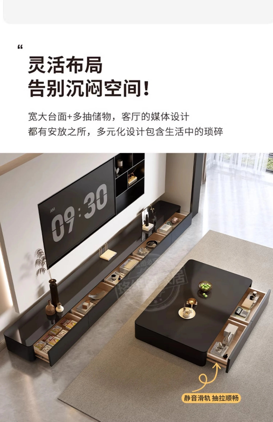 Living Room Console Tv Stands Floor Nordic Shelf Center Mid Century Display Tv Stands Cabinets Suporte Para Tv Home Furniture