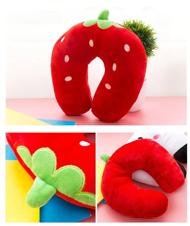 Cute Neck Pillow Creative U-shaped Neck Pillow Suitable for Outdoor Travel, Reducing Your Fatigue