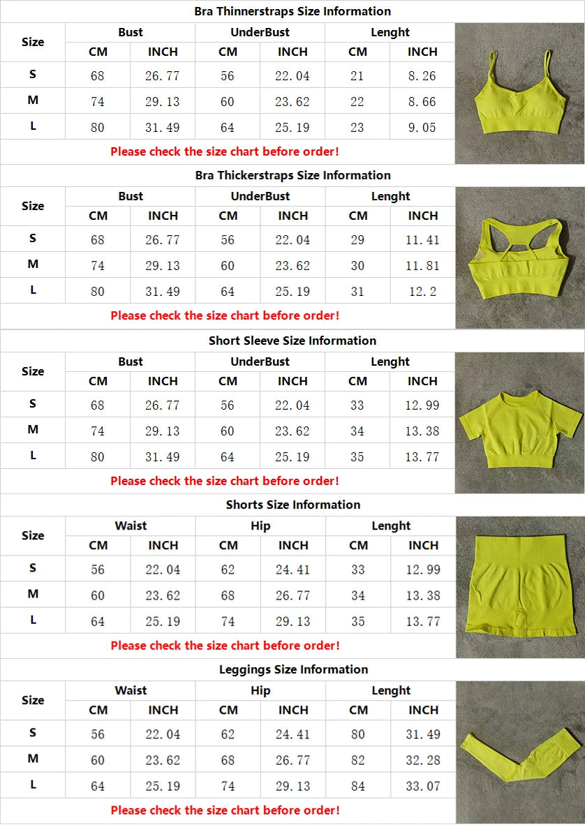 Seamless Women’s Fitness Yoga Set