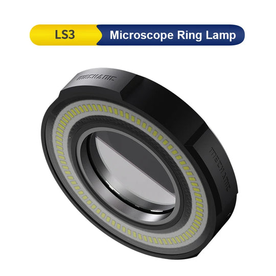 Mechanic LS3 Microscope Ring Lamp Four Level Brightness Adjustment Eye Protection Lamp For Most Stereo Microscopes Light Source