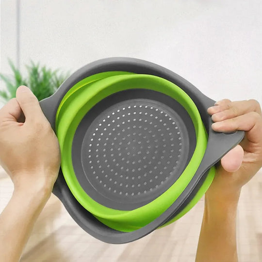 Collapsible Silicone Strainer Basket