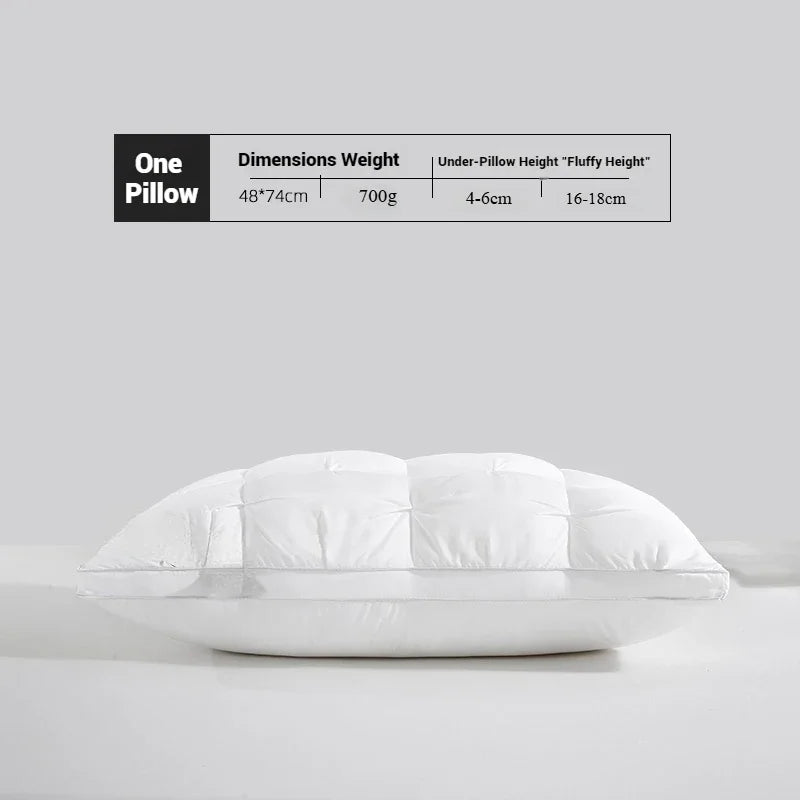 Sleeping Pillows 5-star Hotel Neck Pillow Three-dimensional Soft Solid Color Pillow Comfortable Pillows for Sleeping Home Offers