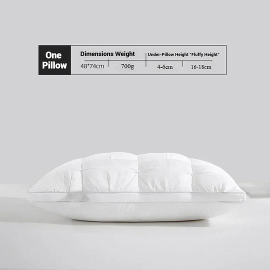 Sleeping Pillows 5-star Hotel Neck Pillow Three-dimensional Soft Solid Color Pillow Comfortable Pillows for Sleeping Home Offers
