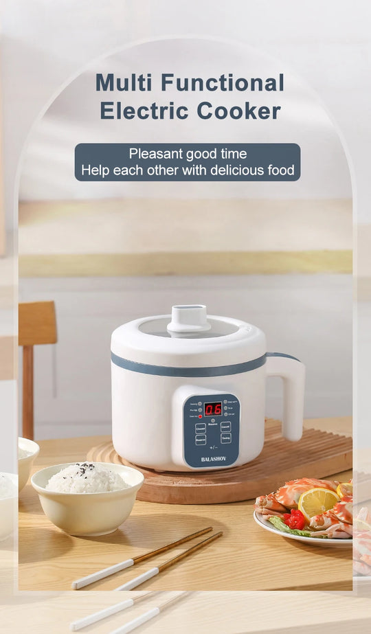 Electric Mini Rice Cooker and Multifunction Pot