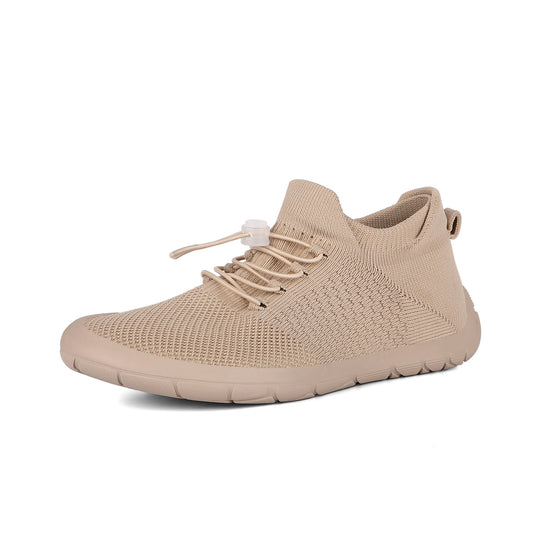 Casual Women's Wide Fit Sneakers Flats Minimalist Breathable Wide Width Sneakers Mesh Barefoot Walking Shoes