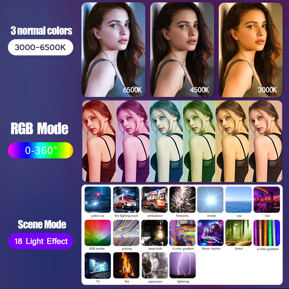 RGB Photography Video Light Stick Wand