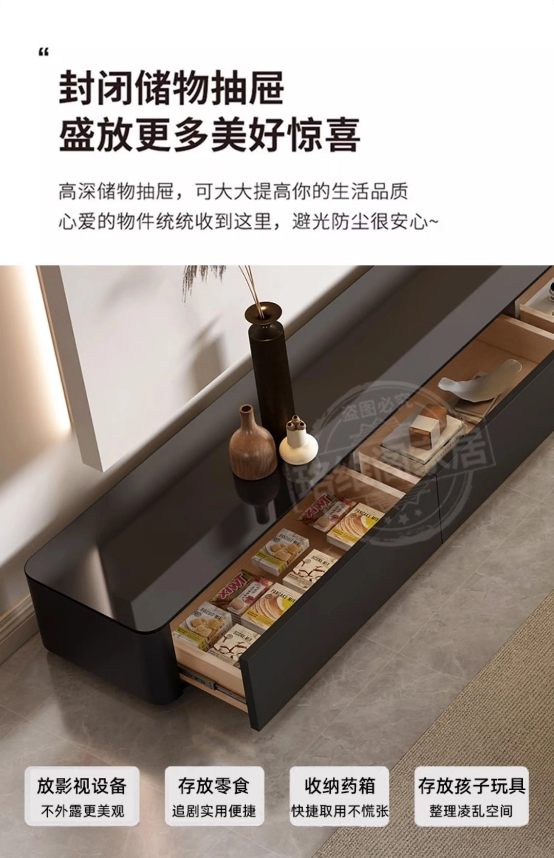 Living Room Console Tv Stands Floor Nordic Shelf Center Mid Century Display Tv Stands Cabinets Suporte Para Tv Home Furniture