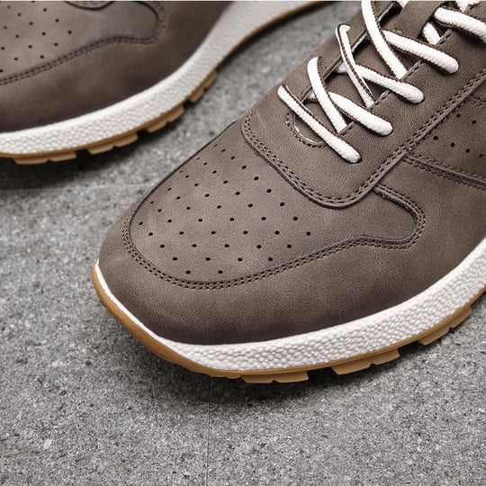 KNBR Casual Sneakers  Men Trainers Leather Comfy Shoes for Walking Hiking Jogging Sport Men Trainers Men Shoes