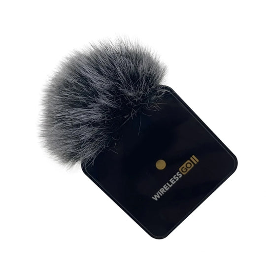 1pc Artificial Furs Windscreen Cover for RODE WIRELESS GO II Microphone Windscreen Block Wind Interference Enjoy Clear Sound