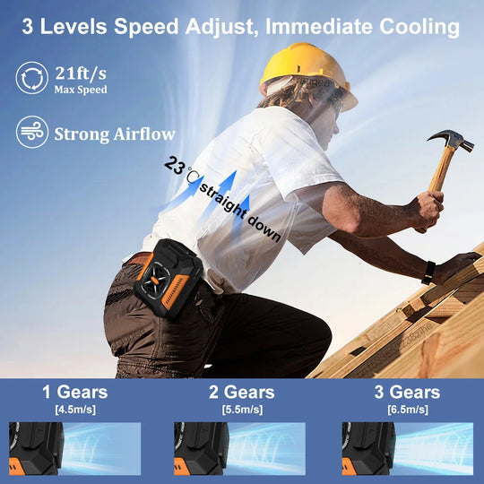 Portable Waist Clip Fan