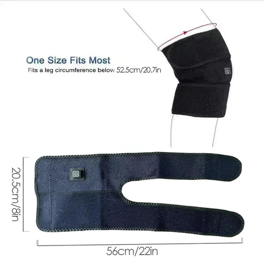 Electric knee heating pad