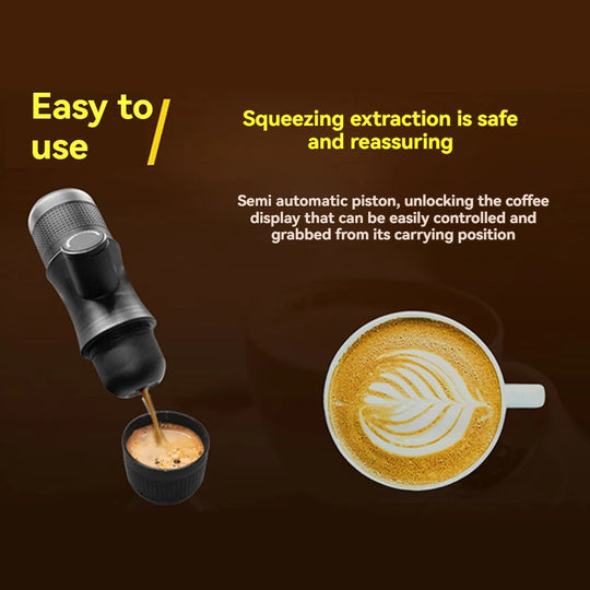Manual Coffee Maker Portable Coffee Brewing Machine Espresso Machine For Travel And Picnic Hand Press Coffee Brewer