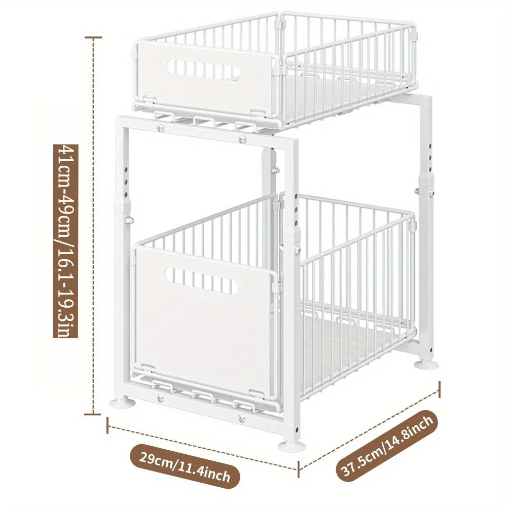 Adjustable Under-Sink Organizer