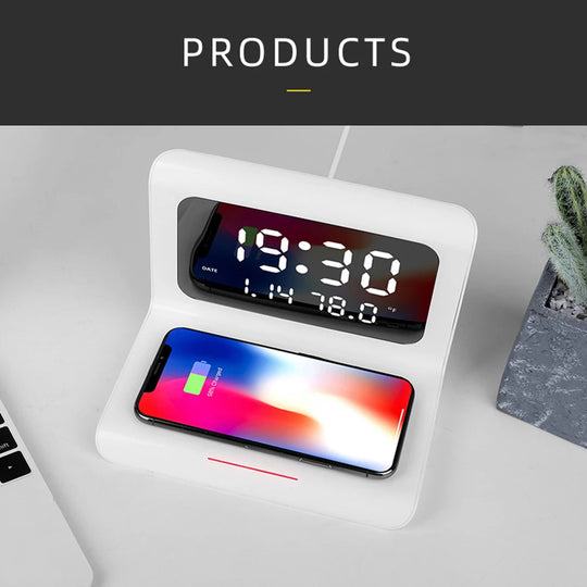 Wireless Charger Alarm Clock