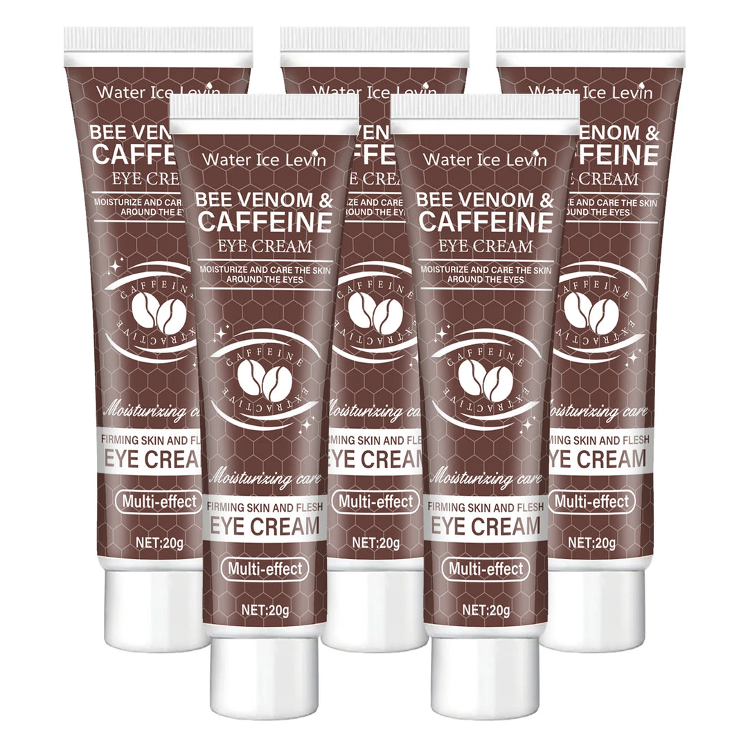 Natural Caffeine Intensive Moisturizing and Firming Eye Cream 20g, for Puffiness and Dark Circles Use It to Lift the Eye Area, Reduce Wrinkles and Signs of Aging, and Achieve a Light Beige, Relaxed Look.