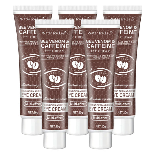 Natural Caffeine Intensive Moisturizing and Firming Eye Cream 20g, for Puffiness and Dark Circles Use It to Lift the Eye Area, Reduce Wrinkles and Signs of Aging, and Achieve a Light Beige, Relaxed Look.