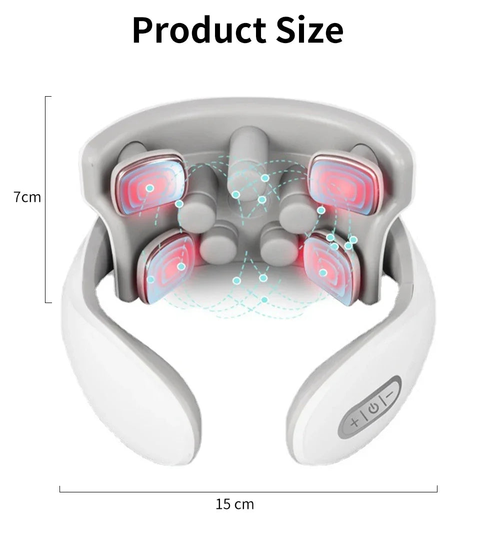 Heat Vibration Neck Massager