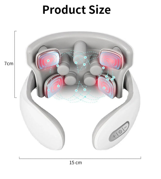 Heat Vibration Neck Massager
