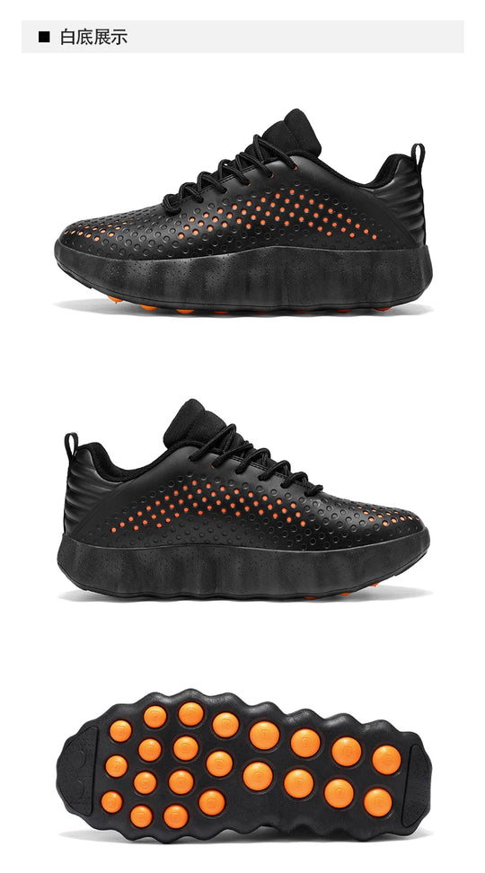 Men's Comfortable Running Shoes Breathable Thick sole Non-slip Casual Sports Shoes Cushioning Outdoor Walking Sneakers For Men