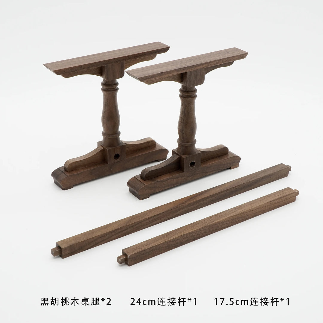 1/6 doll house model furniture accessories mini model Free combination retro table legs desktop