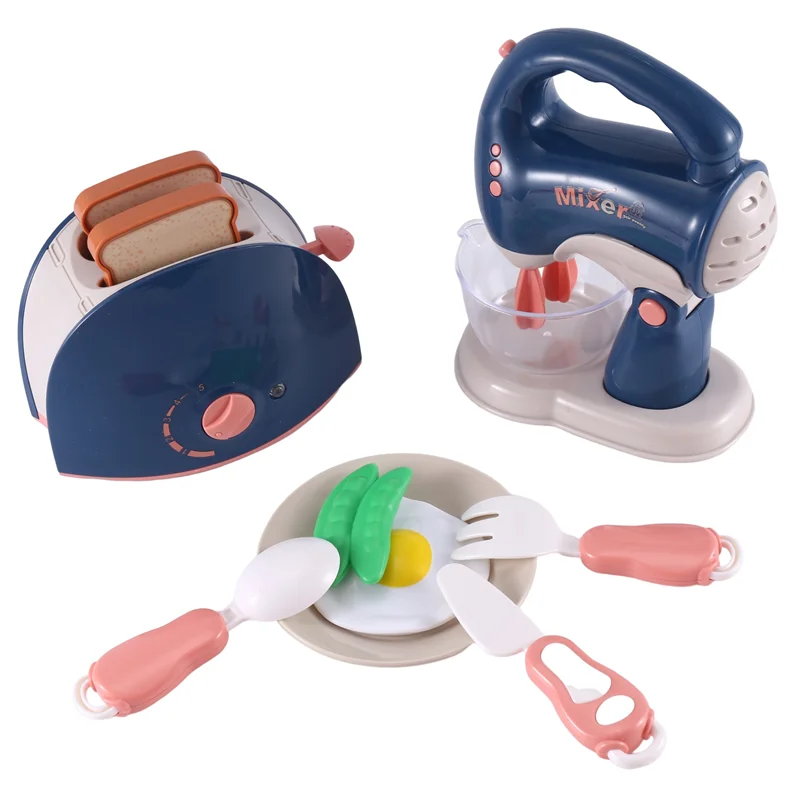 B78B-YH189-4C Simulation Bread Mixer Electric Mixer Machine Children's Small Home Appliances Kitchen Boys And Girls Set