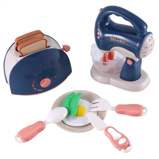 B78B-YH189-4C Simulation Bread Mixer Electric Mixer Machine Children's Small Home Appliances Kitchen Boys And Girls Set