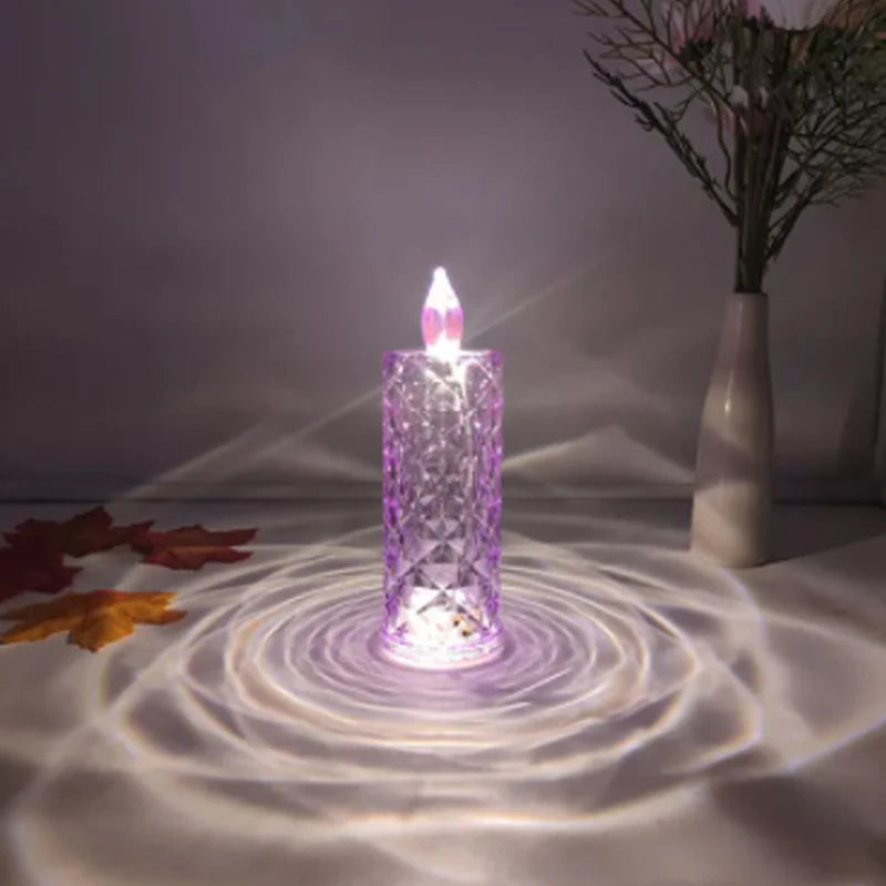 LED Flameless LED Candle Lamp Battery Powered Ambient Lamp For Home Parties, Weddings and St. Bedroom Decor Night Lights