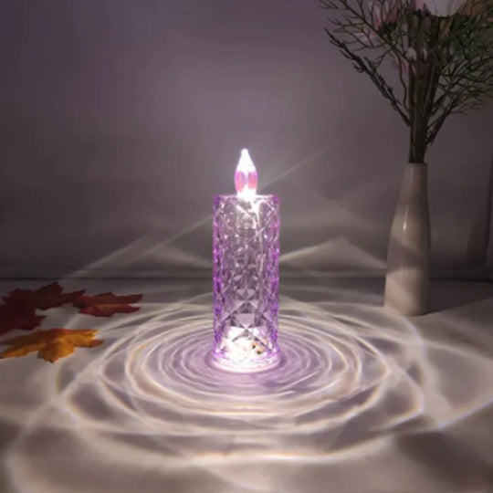 LED Flameless LED Candle Lamp Battery Powered Ambient Lamp For Home Parties, Weddings and St. Bedroom Decor Night Lights
