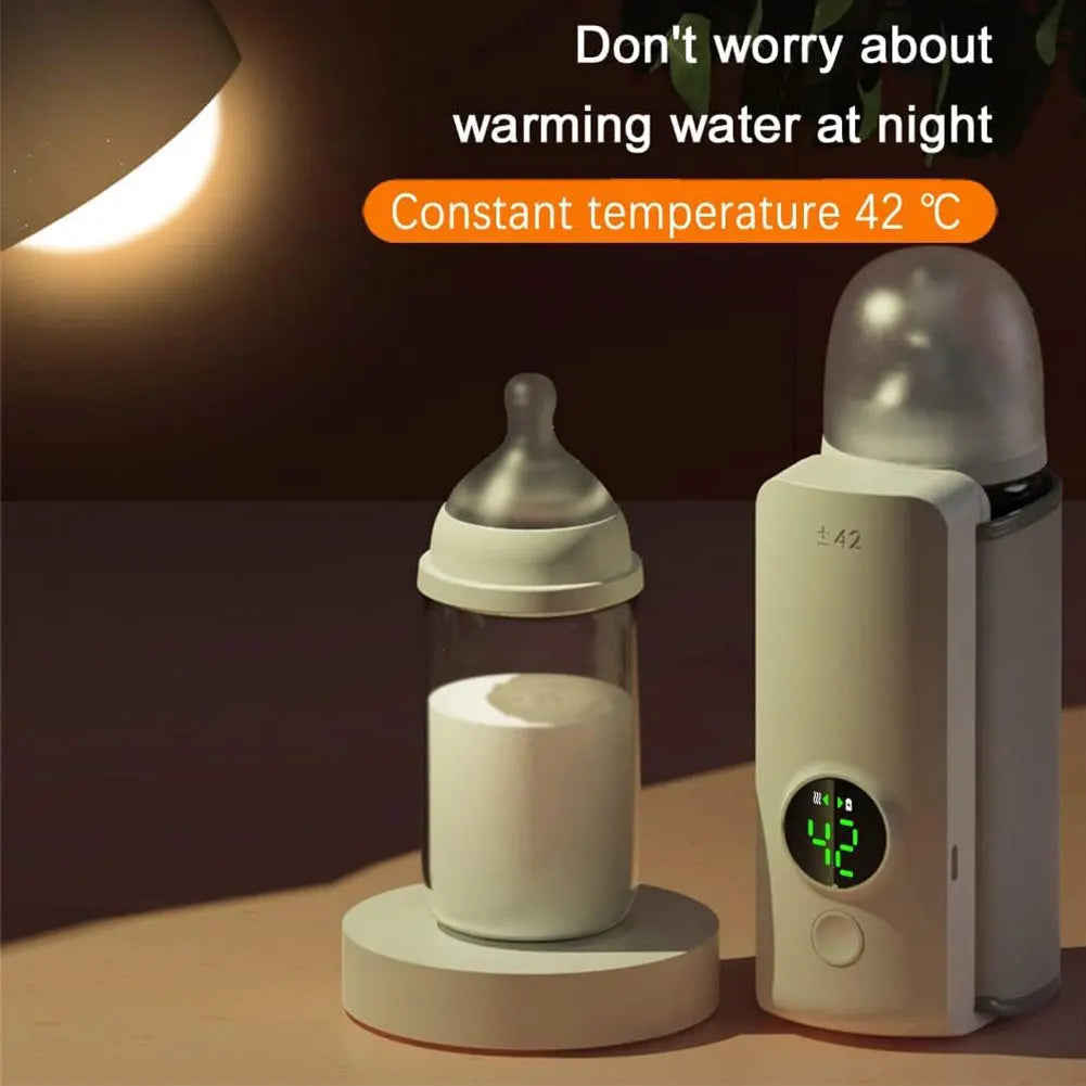 Cordless Milk Warmer with Temperature Control Baby Bottle Warmer Travel Warmer for Comfortable Baby Feeding On The Go