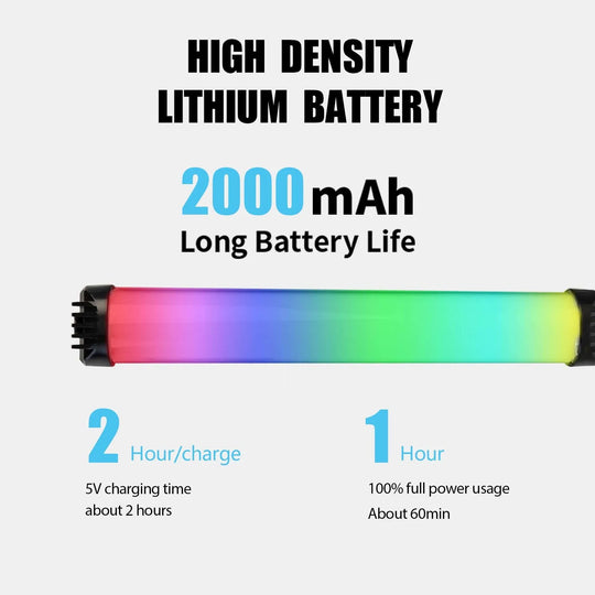 Mini RGB Magnetic Photography Lighting Stick