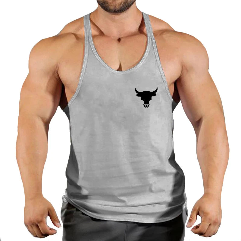 Fitness Man Gym Clothing Bodybuilding Shirt Men Men's Vest Sleeveless Sweatshirt Stringer T-shirts Suspenders Man Top Singlet