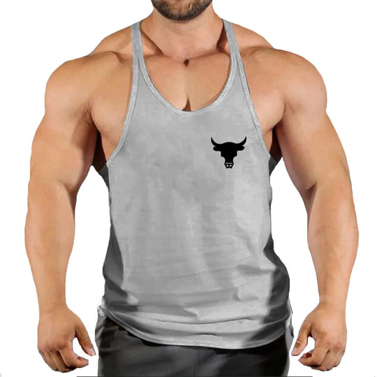 Fitness Man Gym Clothing Bodybuilding Shirt Men Men's Vest Sleeveless Sweatshirt Stringer T-shirts Suspenders Man Top Singlet