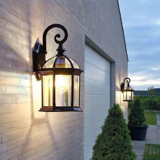 Outdoor WallLamp Waterproof Retro American Villa Courtyard Aisle Corridor Outdoor Simple Garden LED Balcony Wall Lamp