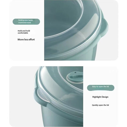 3-Pack BPA-Free Plastic Food Storage Containers with Lids