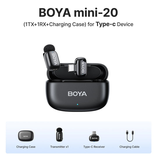 BOYA Mini Wireless Lavalier Microphone