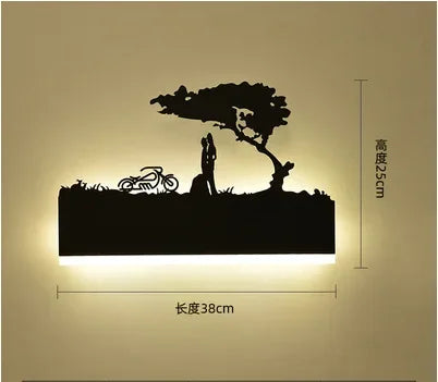 Lamp Decoration Sonce Wall Light Indoor Lighting For Living room Bedroom Bedside Light Black Wandlamp Lustre