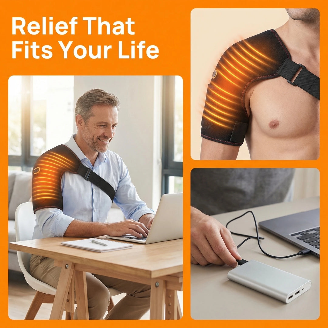 Rechargeable Shoulder Heat Wrap
