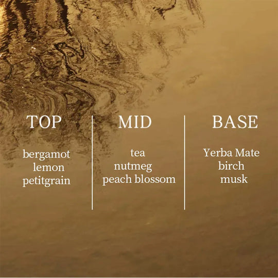 Bergamot Lemon Perfume Floral Men's Perfume Nutmeg Peach Flower Musk Fragrance Spray Couple Romantic Date Elegant Fragrance 50ml