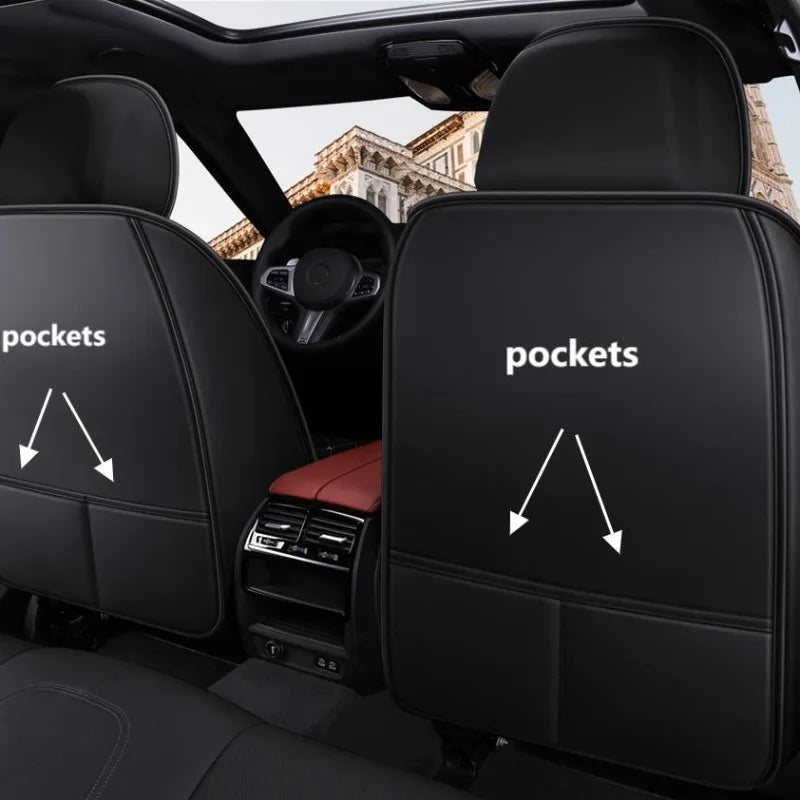 5-Seater Universal Luxury PU Leather Car Seat Covers