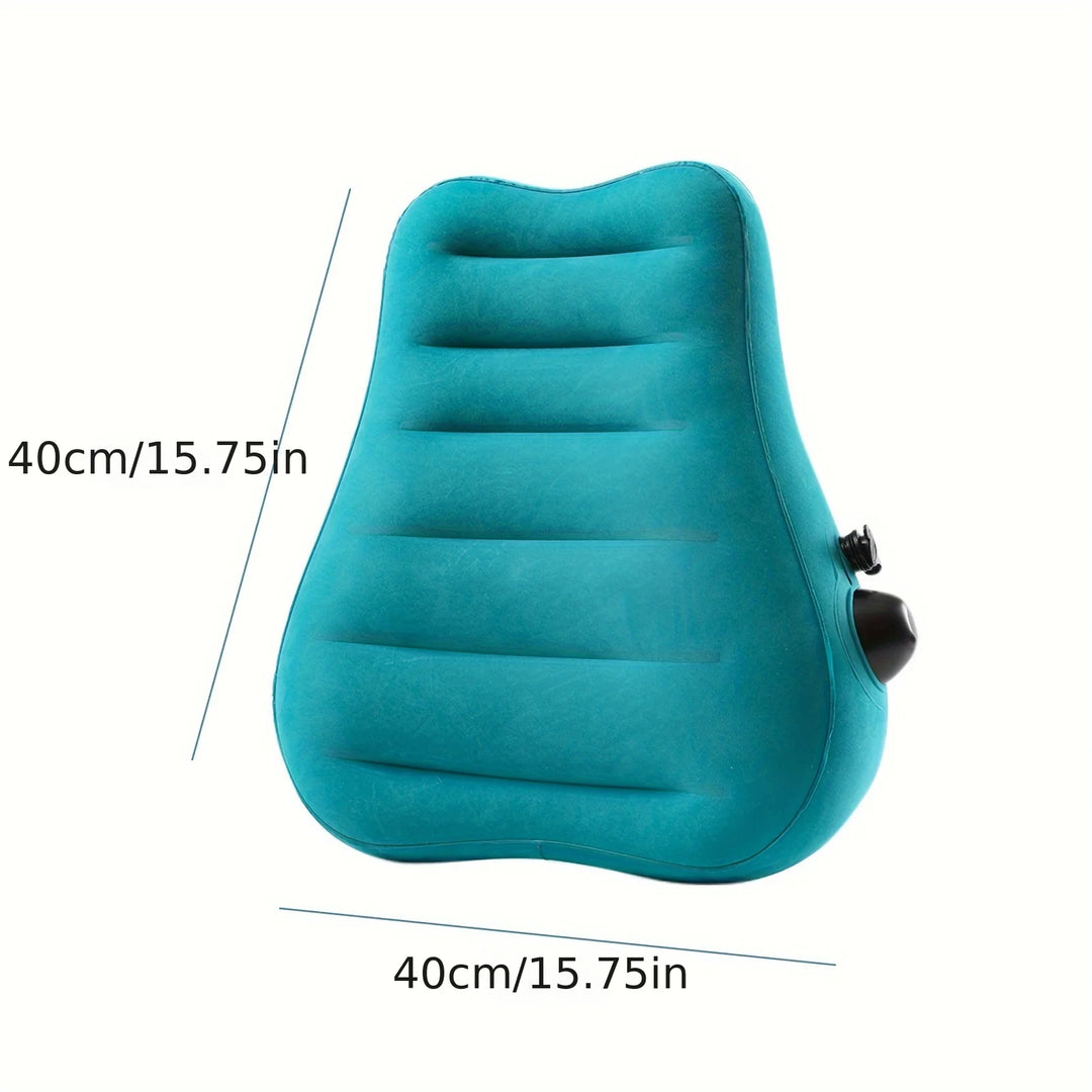 Ergonomic Inflatable Lumbar Support Pillow